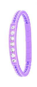 So Funny_1605065 Bracciale in silicone con cristalli